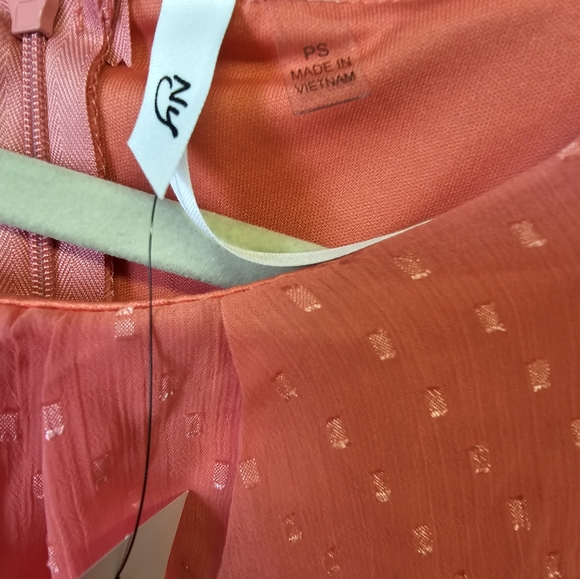 3/$25 🆕 NY Collection Coral Midi Dress size PS - Picture 8 of 12